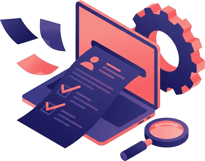 AI Resume Builder — illustration