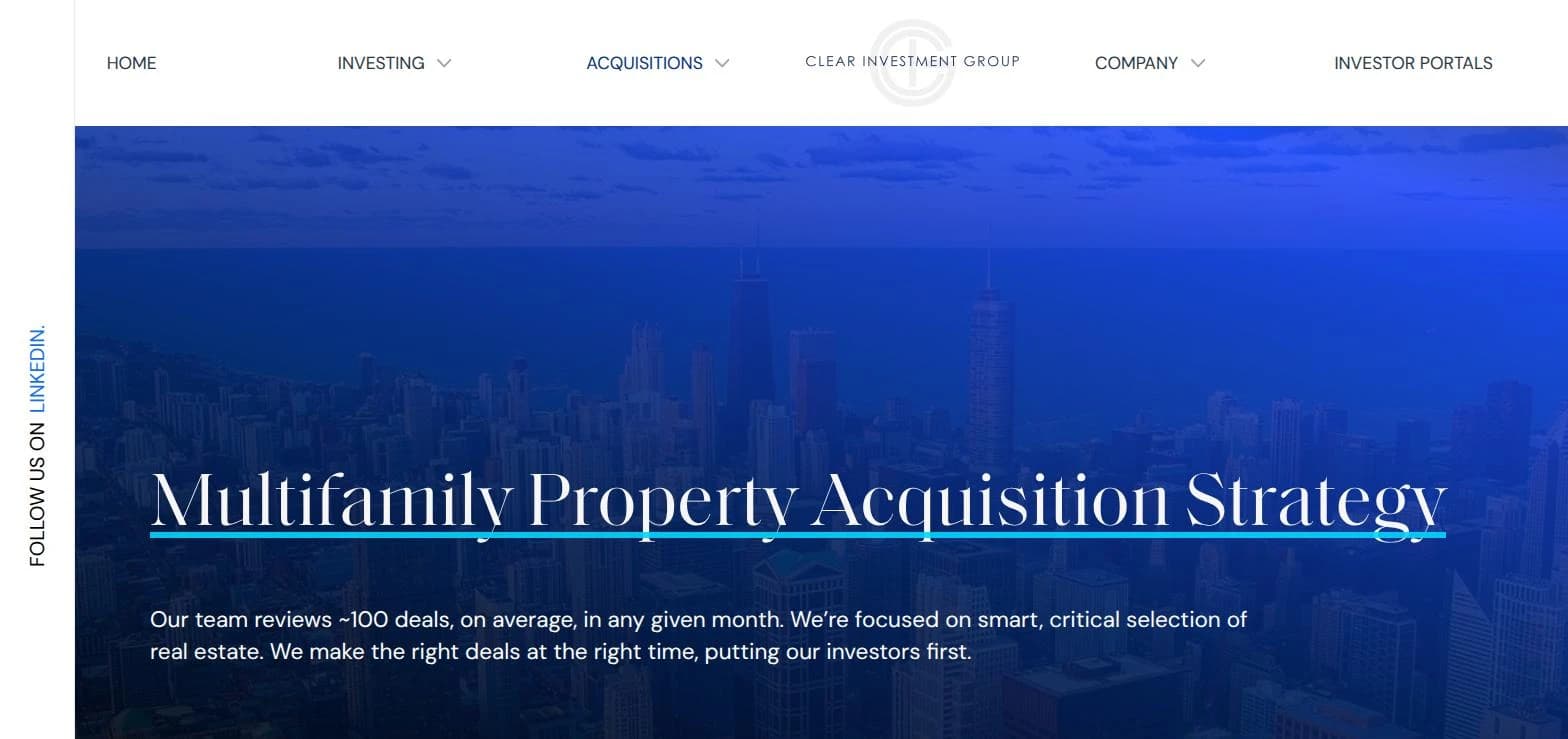 Acquisitions — "Multifamily Property Acquisition Strategy" for sellers and brokers